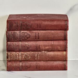 Old, Vintage 1931 (5 Books) Set Of New Standard Encyclopedia